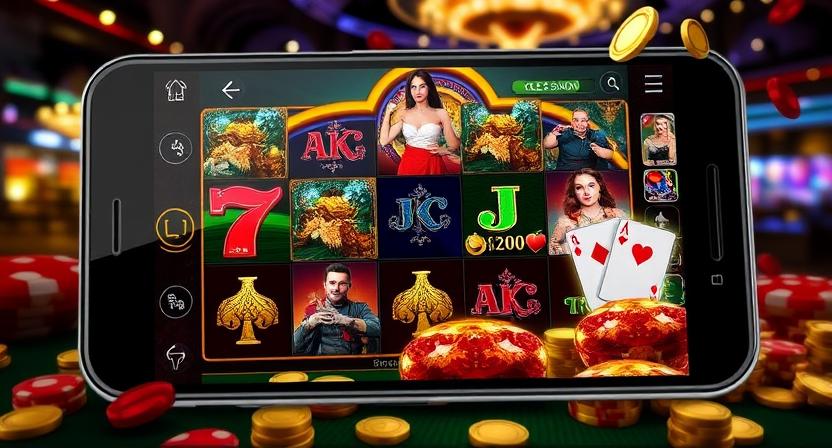 JYP6 app mobile casino platform interface